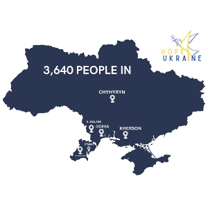 AID BRINGS COMFORT TO THOUSANDS